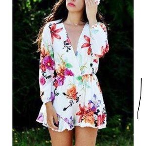 Choies floral romper